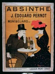„Absinthe Extra Superior”, wyprodukowany przez J. Edouarda Pernota dla Montbeliard, Liqueur Mont-Christ